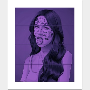 Purple Olivia Posters and Art